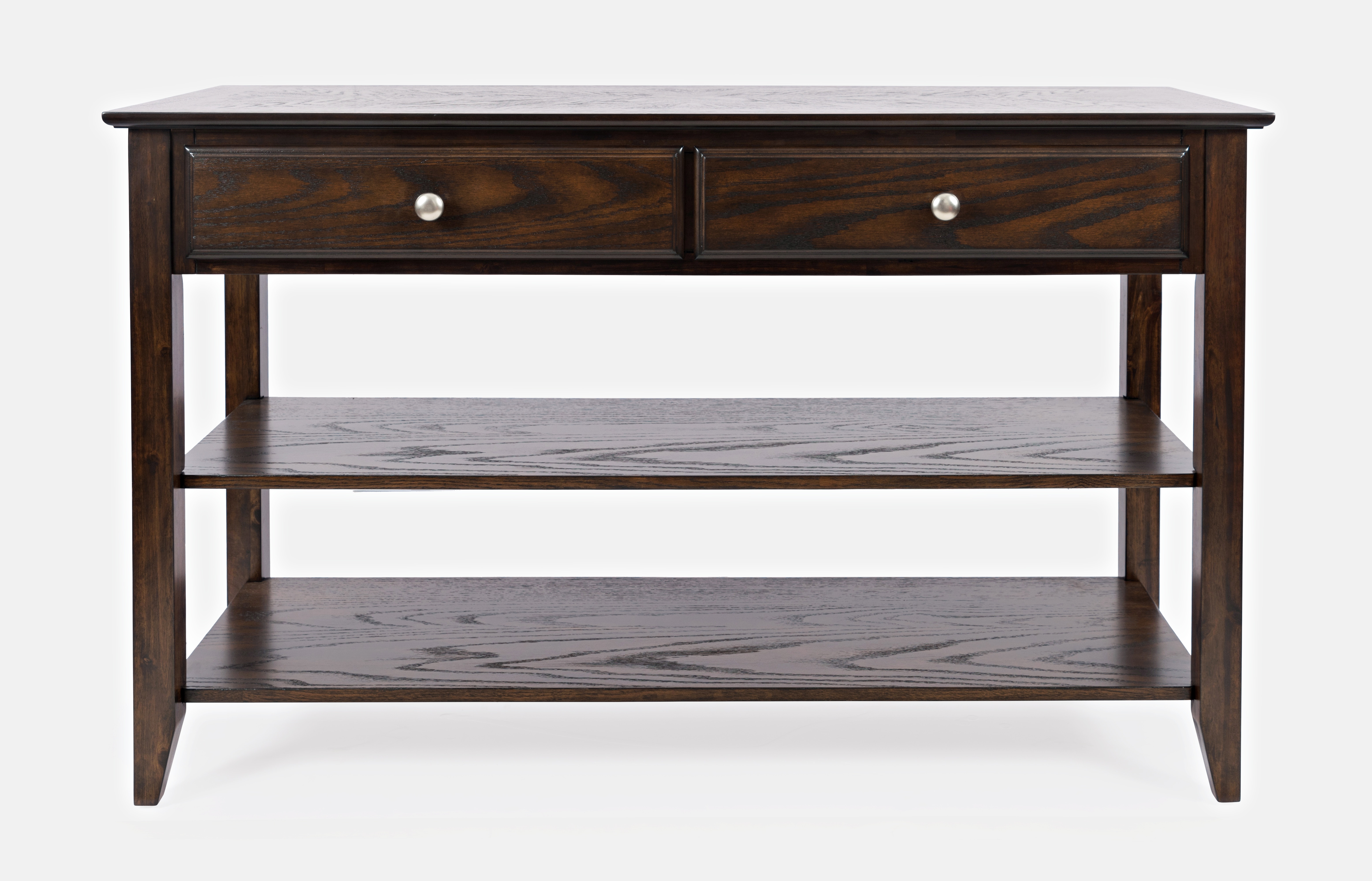 Owings console table hot sale with 2 shelves